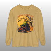 Spooky Skeleton Can-Am Spyder Halloween Long Sleeve Crew Neck TShirt